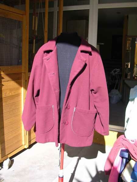 rote Fleecejacke 1