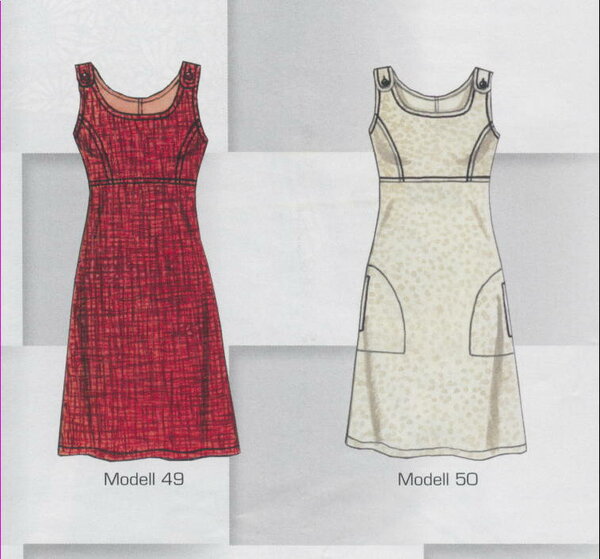 Kleid Modell 49 und 50