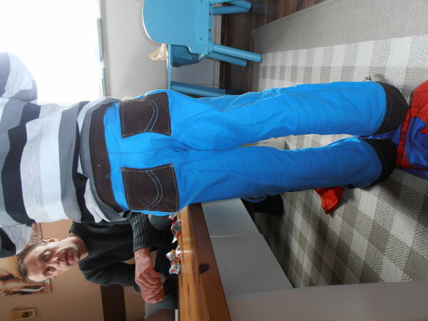Dittehose von hinten.