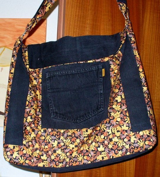 Tasche aus alter Jeanshose