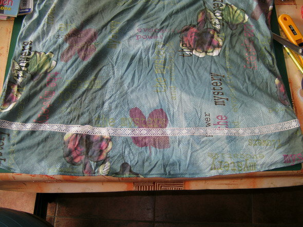 Reparatur eines Shirts (Loch)