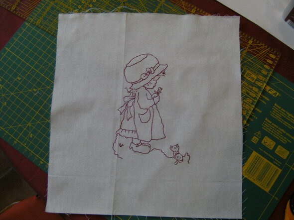 3. Block sunbonnet