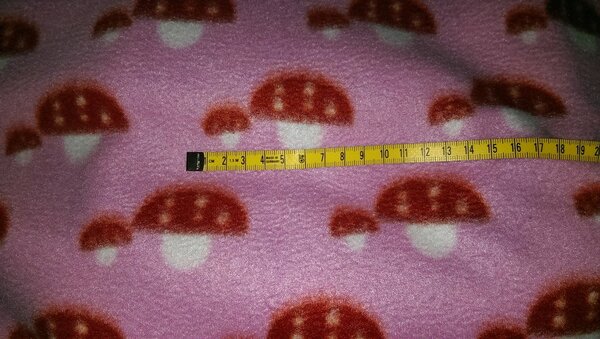 Fleece 70* 50 cm plus kleiner Anhang