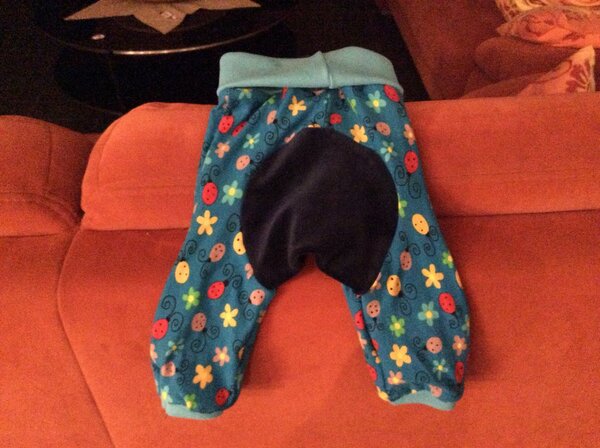 Jerseyhose mit kleinen Käfern von hinten