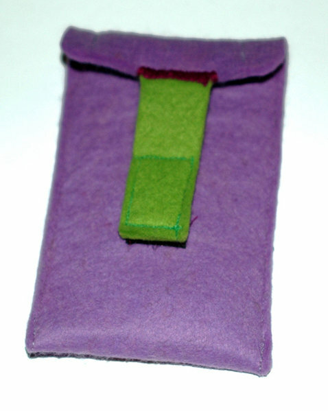 Rückseite der Handytasche