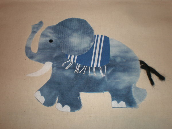 Einkaufsbeutel mit Elefant