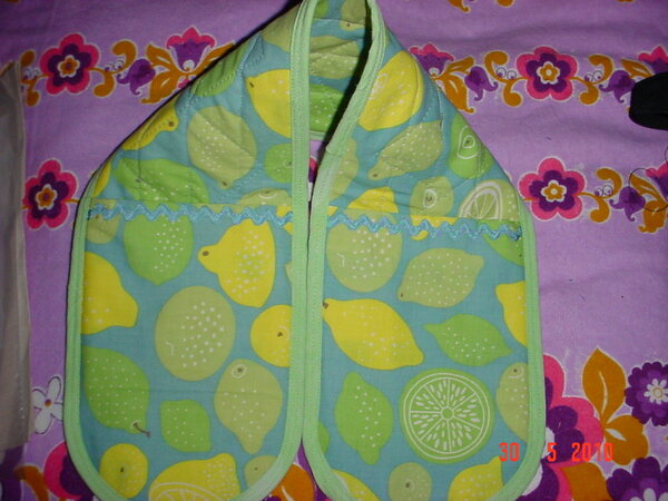 langer backblech-topflappen
