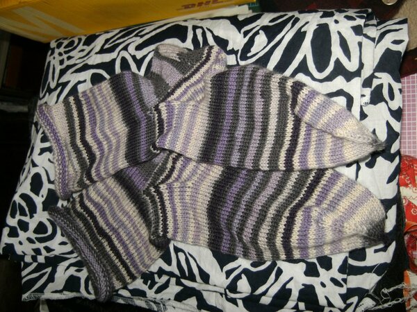 Mal wieder Socken für mich, Gr. 43 Sockenwolle NoName
