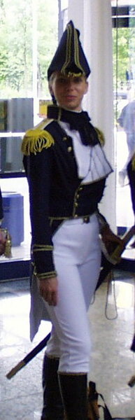 Star Trek Generations war die Vorlage für die Marine-Uniformen, bei denen sogar der Hut selbstgemacht ist (das war ätzend ...)