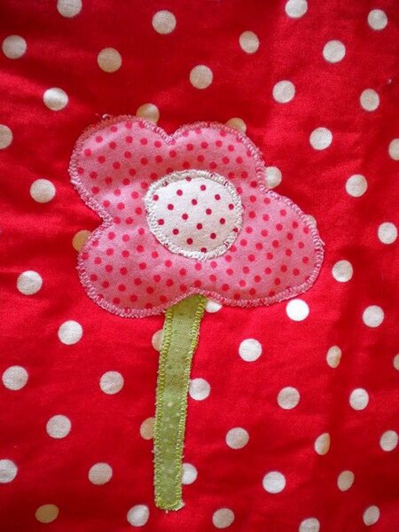 Blume auf der Decke