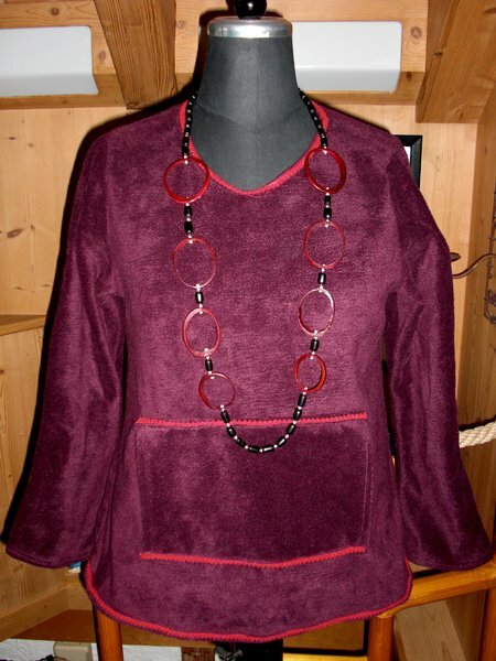 Beala Fleece Bordeaux01