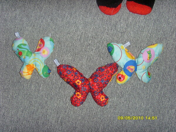 Schmetterlinge mit und ohne Rasseln