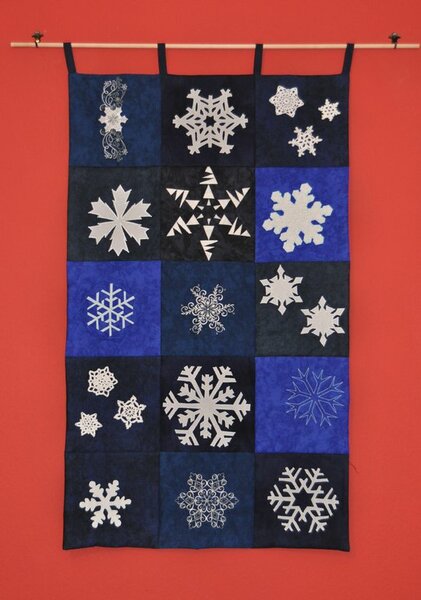 Schneeflockenquilt 1