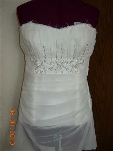 Brautkleid für meine Tochter das Oberteil