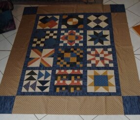 mein erster Sampler-Quilt