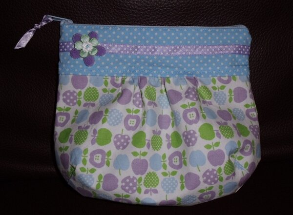 Kosmetiktasche Äpfel