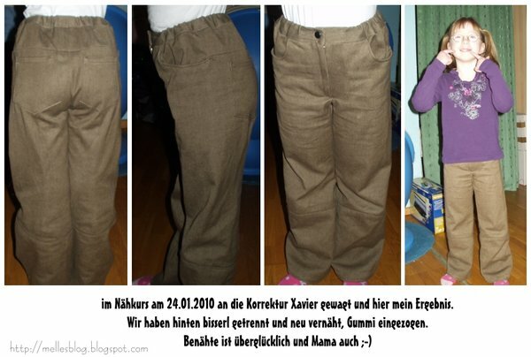 Meine Tochter liebt ihre neue Hose und Mama ist glücklich