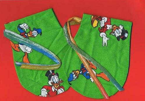 Kratzhandschuhe für 8-10 Monate alte Kinder, frisch geliefert aus Entenhausen :) Mit lustigem Dagobert und Donald