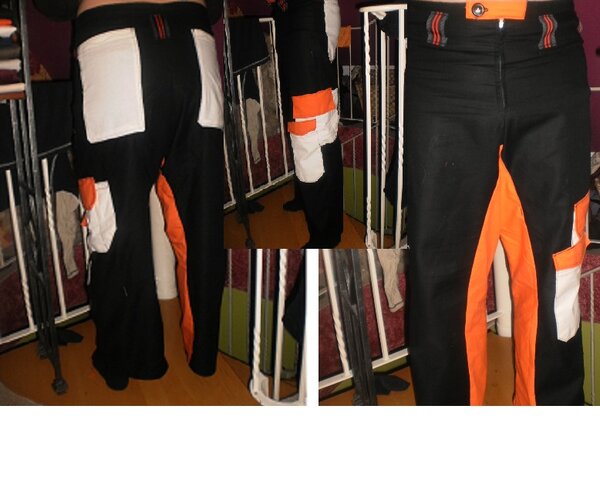 eine Hose für meinen Mann aus einer Italienischen Zeitschrift. Die komische Haltung von meinem mann nicht beachten. Er hat versucht zu posieren XD
Die Farben hat er sich ausgesucht.
