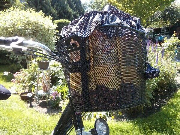 Fahrradlenkerkorbtasche Upcycling