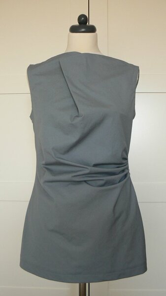 Graues Shirt aus der Burda 10/2012
