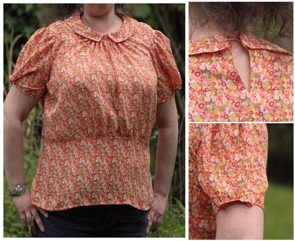 Sewing Bee 1930s Blouse - Der erste Versuch