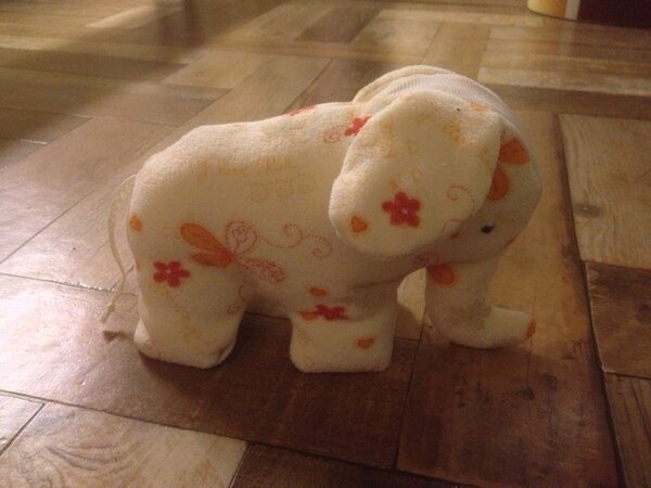 Elefant nach einem Schnittmuster von ElfriedeXX 
Danke dafür!!