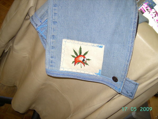 Jeans verschönert