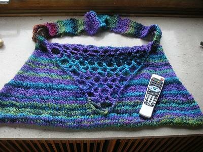 gestrickfilzte Tasche
VOR der Waschmaschine