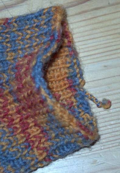 socke mit zöpfchen