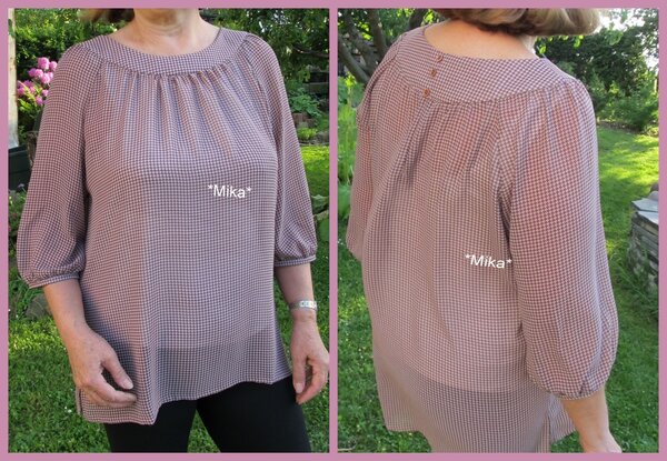 Bluse (Modell 138) aus Burdastyle 8/2011