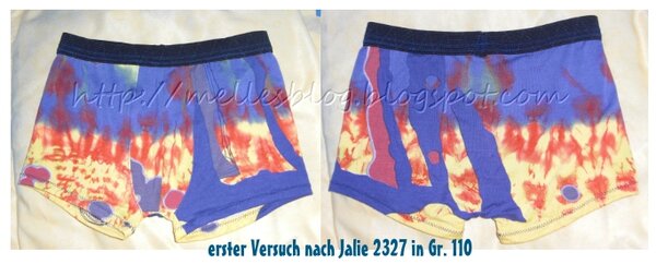 Retroshorts nach Jalie 2327