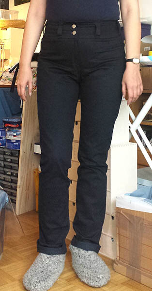 Jeans nach neuem Schnitt