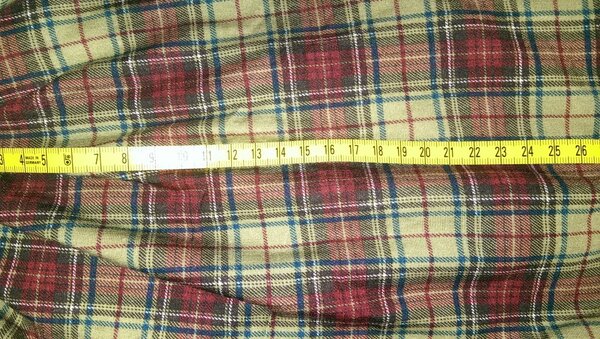 Butinette Jersey rot kariert 100* 150 cm