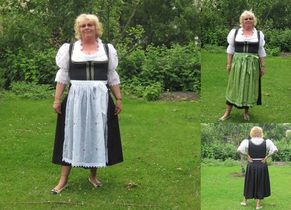 Dirndl nach Burda 7443 in Größe 48