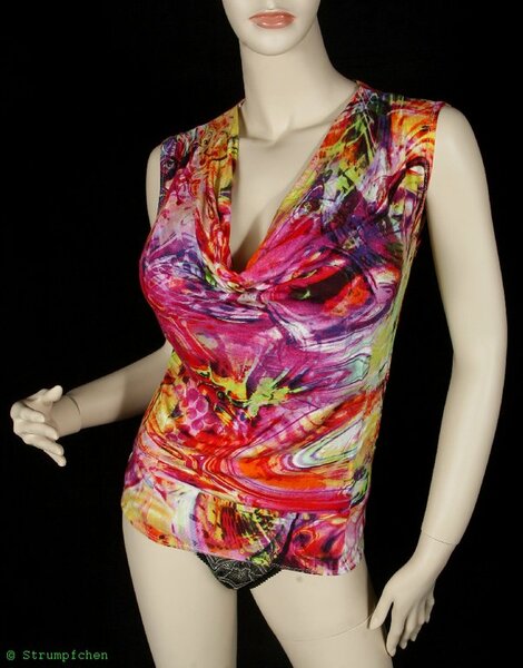 T-Shirt aus Jersey. Schnitt: Burda 7519.