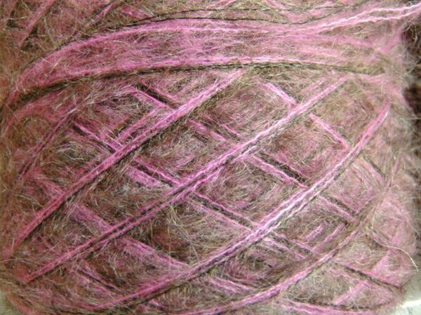 Mohair 4 fädig

graubraun-pink