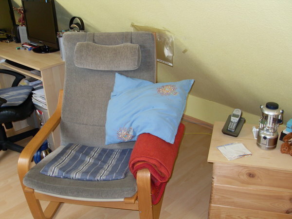 Mein Fernseh und Strick Sessel