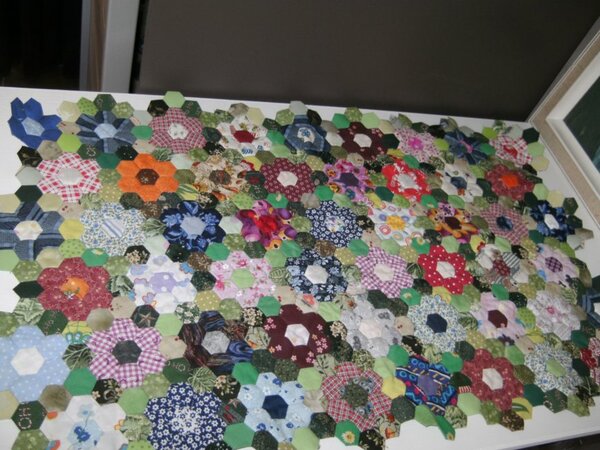Hexagondecke ohne Binding