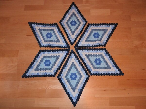 Hexagonquilt La Passion - Teil 4