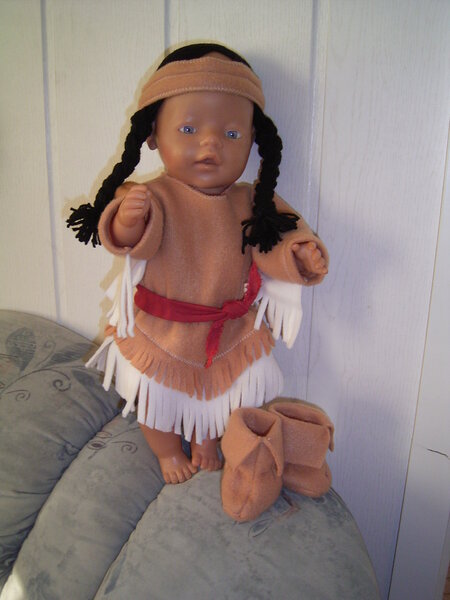 Faschingskostüm Indianerfrau