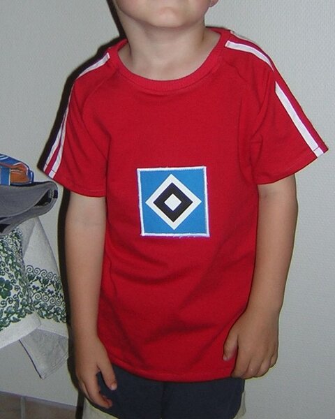 Rotes HSV-Shirt