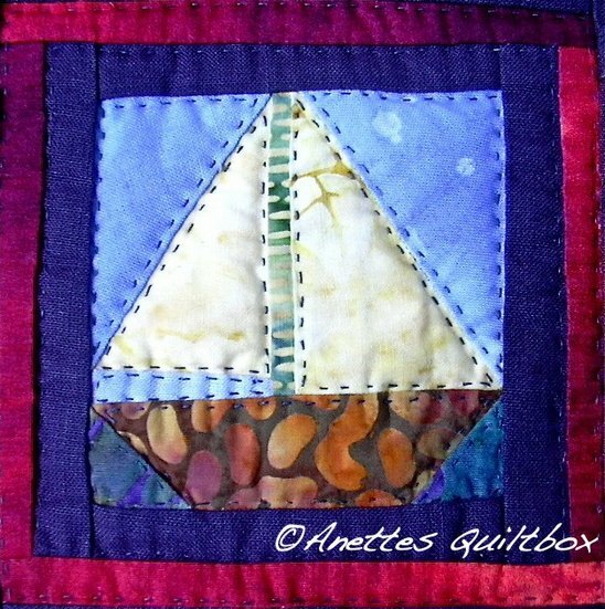Ausschnitt vom Miniquilt