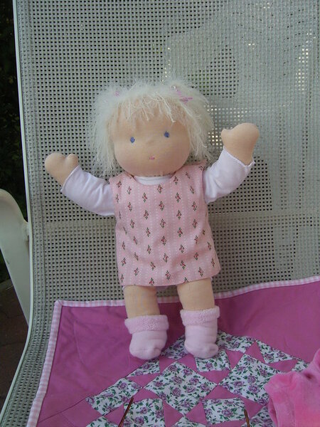 mal kein Patchwork, Puppen machen ist aber meine 2. Leidenschaft
