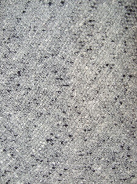 grau melierter Tweed für Ballonrock