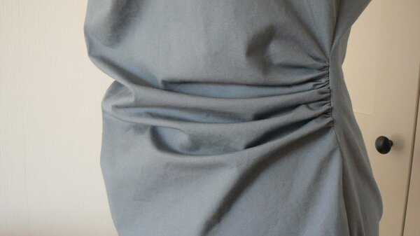 Graues Shirt aus der Burda 10/2012