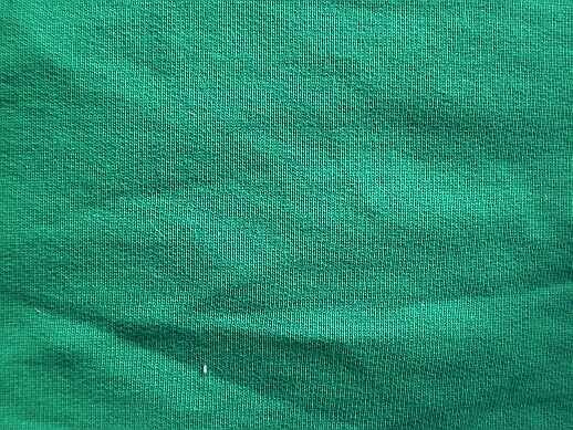 37) grüner Sweat-Stoff