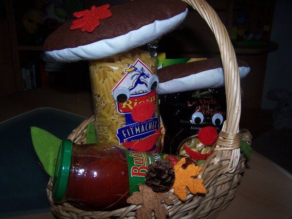 Geschenkidee mit Nudeln