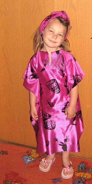 Afrikanisches Sommerfest-Outfit