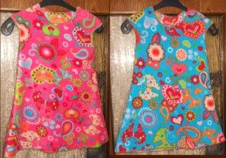 2 x FM Tunika Amelie aus Fleece